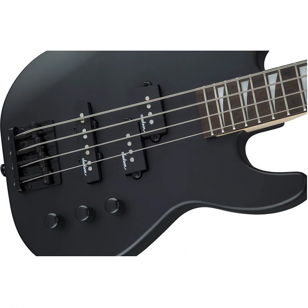Jackson JS1XCBMINSBK Minion JS1X Concert Bass Electric Guitar - Satin Black