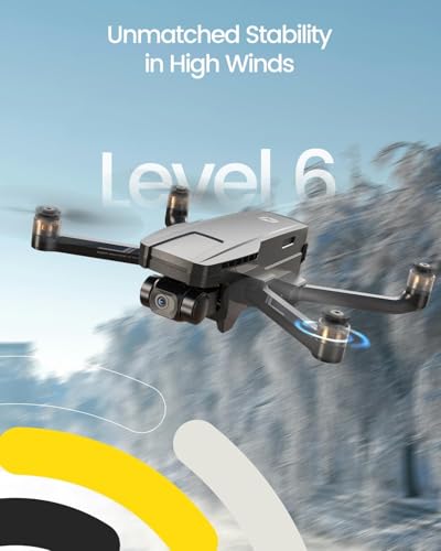 Holy Stone HS720G GPS Drones with Camera for Adults 4K FAA, 2-Axis Gimbal, Built-in Remote ID, 120°FOV, Brushless Motor, 5G WiFi Transmission