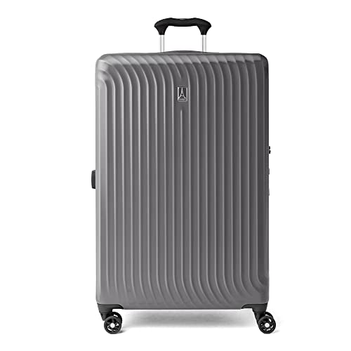 Travelpro Maxlite Air Hardside Expandable Carry on Luggage, 8 Spinner Wheels, Lightweight Hard Shell Polycarbonate Suitcase, Shadow Grey