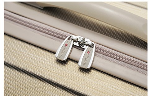 Rockland Melbourne Hardside Expandable Luggage with Spinner Wheels, 2TONENAVY, 2 Piece (20/28)