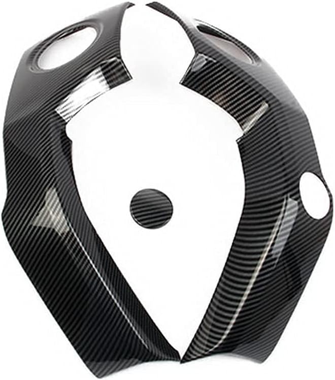 Korlot Carbon Fiber Grain Center A/C Air Outlet Vent Cover Trim for 2014-2021 Toyota Tundra