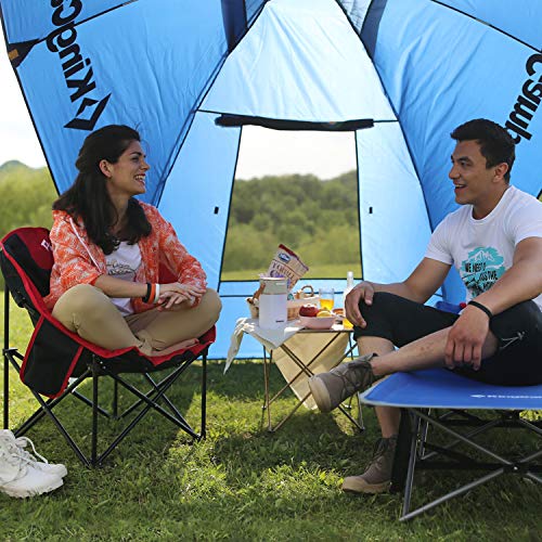 KingCamp Oversized XL Camping Chair, Heavy Duty 500lbs Folding Couch for Adults