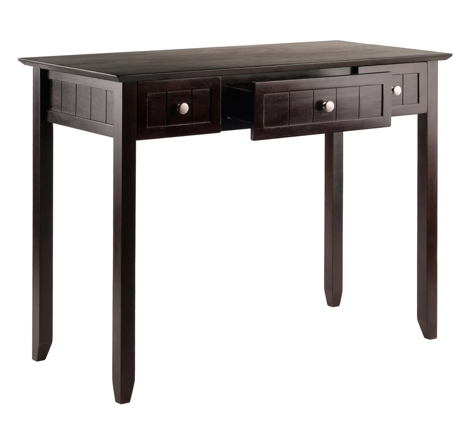 Winsome Wood Burke Traditional Writing Desk, Coffee Finish
