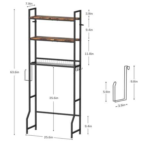 Over The Toilet Storage, Over Toilet Bathroom Organizer 3 Tier