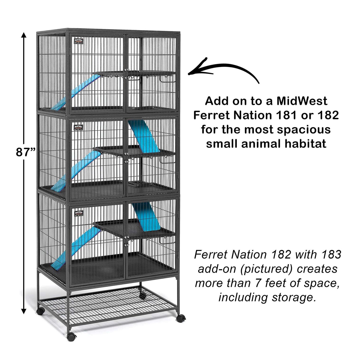Midwest Ferret Nation Add-On Single Unit - Pet Supplies online store