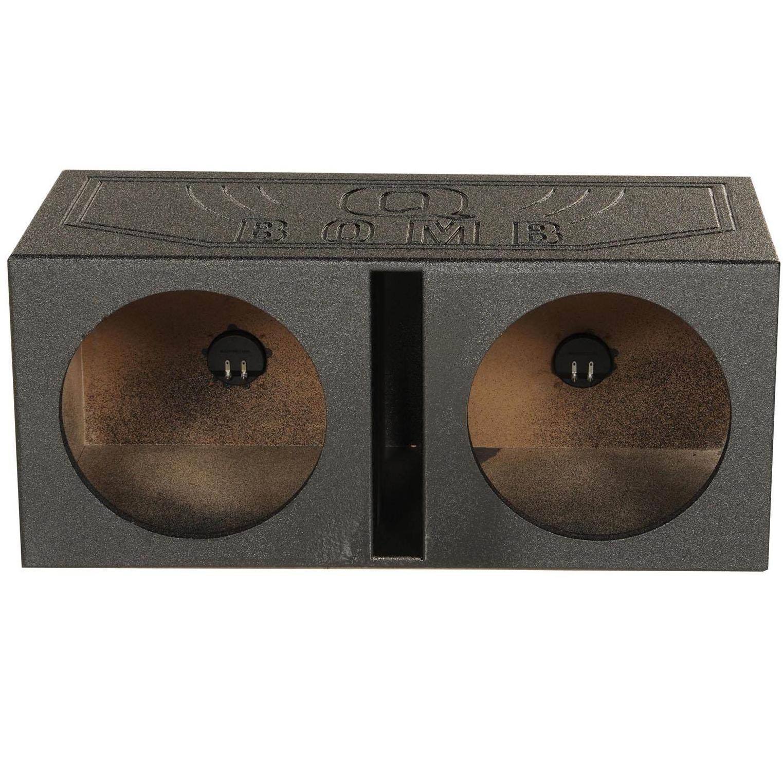 Qpower Qbomb10v 10 in Qbomb Dual Woofer Box Ported
