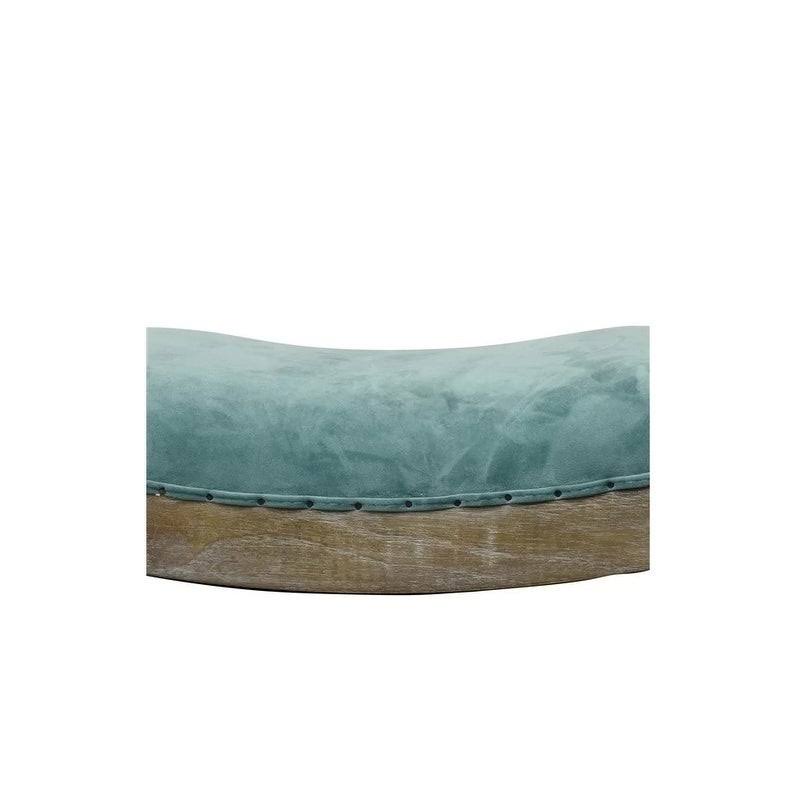 HCD Saddle Wood Stool - N/A - Green