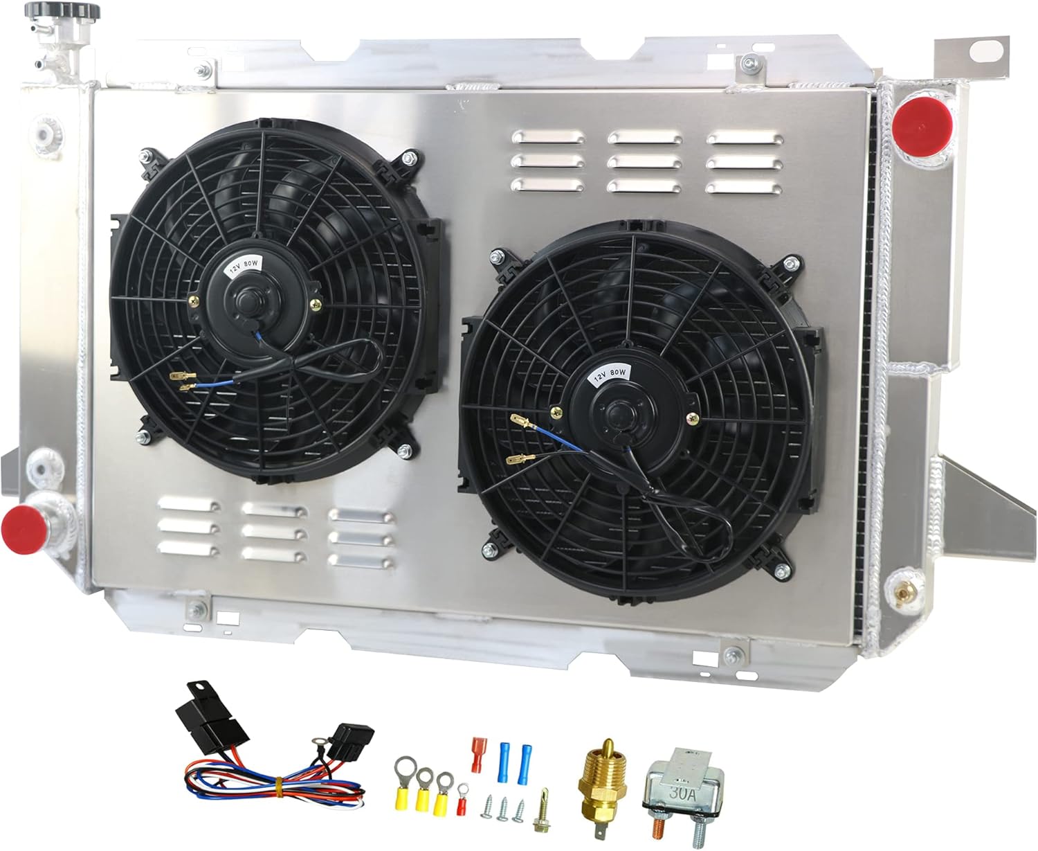 CoolingCare Radiator Compatible with 1985-1997 Ford F150 F250 F350 Bronco & 90-97 Ford F Super Duty & 88-97 Ford F53 V8 Engine