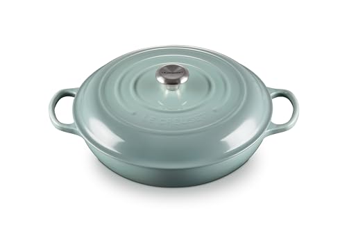 Le Creuset Enameled Cast Iron Signature Braiser, 3.5 qt., Marseille