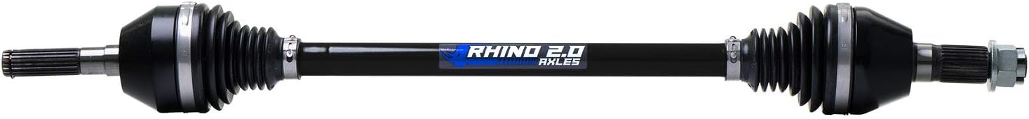 SuperATV Heavy Duty Rhino 2.0 Axle for Can-Am Commander/Commander Max 800/1000 | Stock Length CV Axle- FRONT LEFT | 2X Stronger Than Stock!