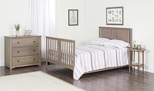 Child Craft Harmony 3 Drawer Dresser with Removable Changing Table Topper for Nursery or Bedroom, Plenty of Storage