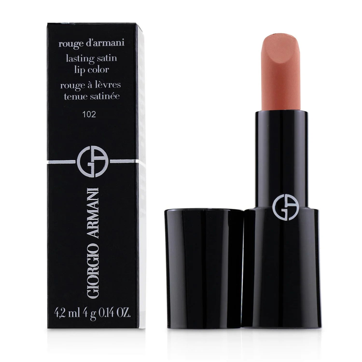 Giorgio Armani Rouge d'Armani Lasting Satin Lip Color - # 602 Night Viper  4g/0.14oz