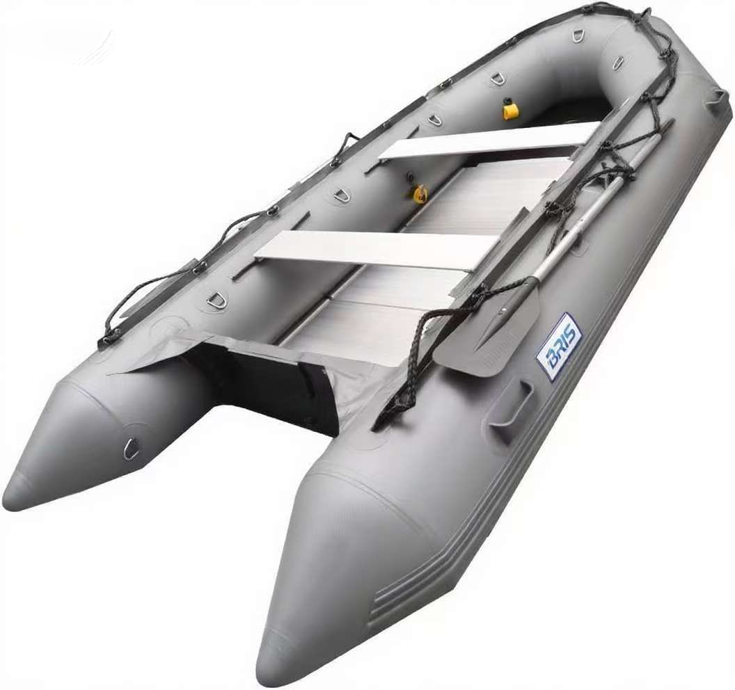 BRIS 1.2mm PVC 12.5 ft Inflatable Boat Inflatable Fish Hunter & Person Inflatable Raft Boat
