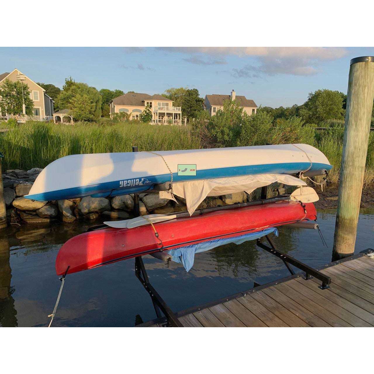 Storeyourboard Kayak Dock Storage Rack Outdoor Over The Water Mount - Sports Supplies Online Store