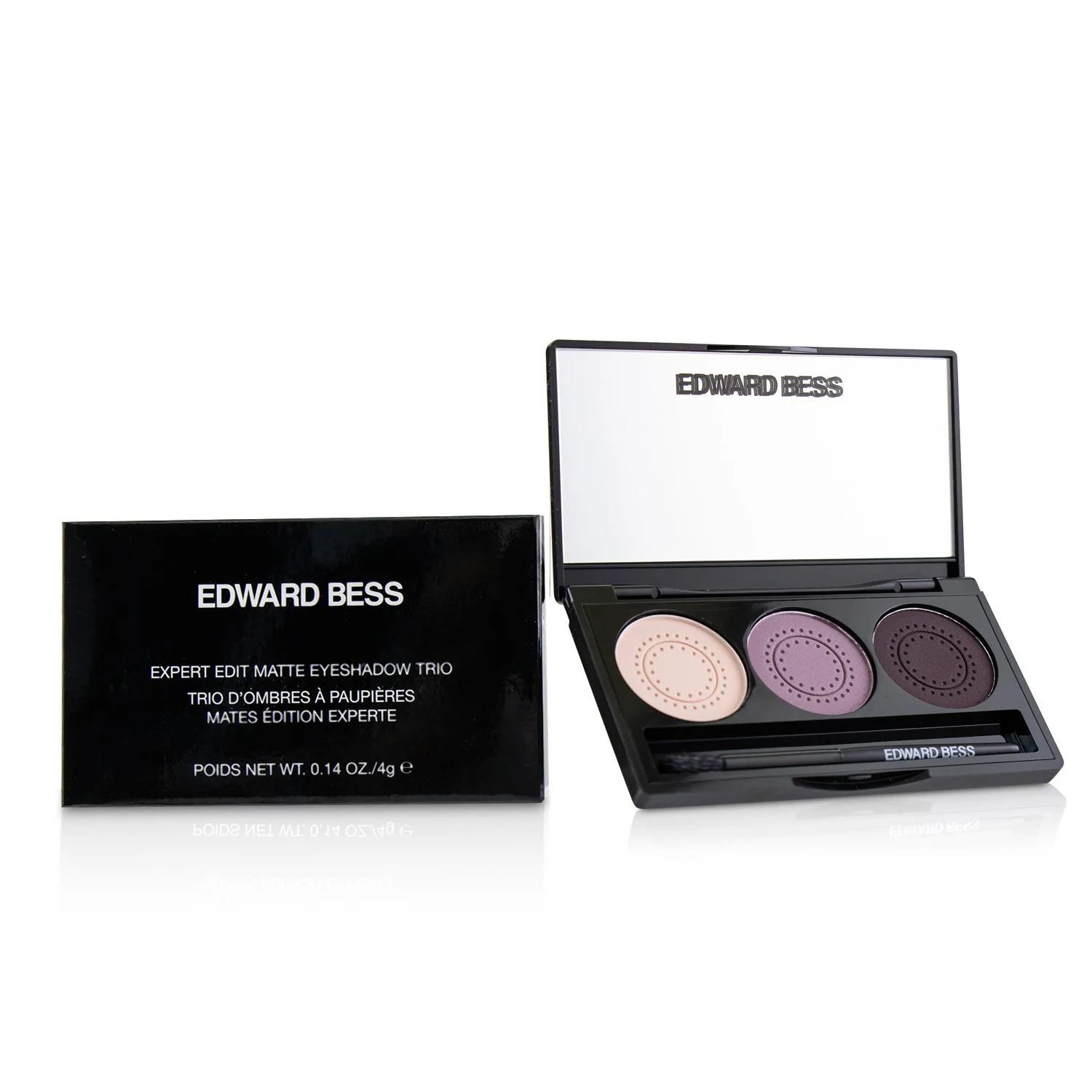 Edward Bess Expert Edit Matte Eyeshadow Trio - # Subtle Smoke  4g/0.14oz