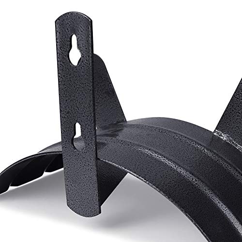 Deluxe Wall Mount Garden Hose Hanger Duty Metal Hose Holder Easily Holds 125 3/4’’ Hose