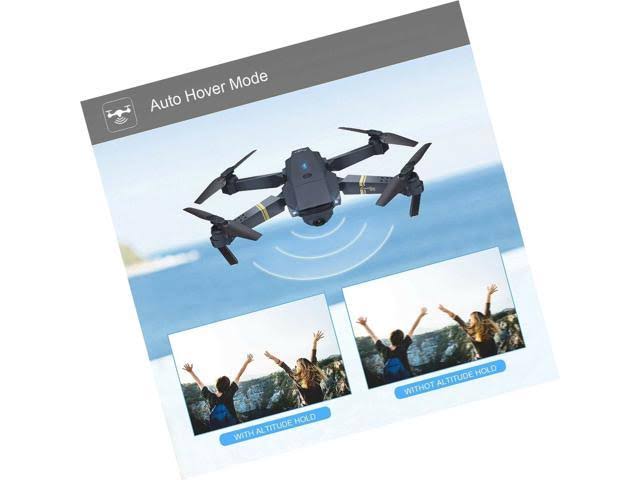 Quadcopter Drone with Camera Live Video, Eachine E58 WiFi FPV Quadcopter with...