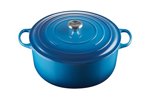 Le Creuset Enameled Cast Iron Signature Round Dutch Oven, 5.5 qt., Cerise