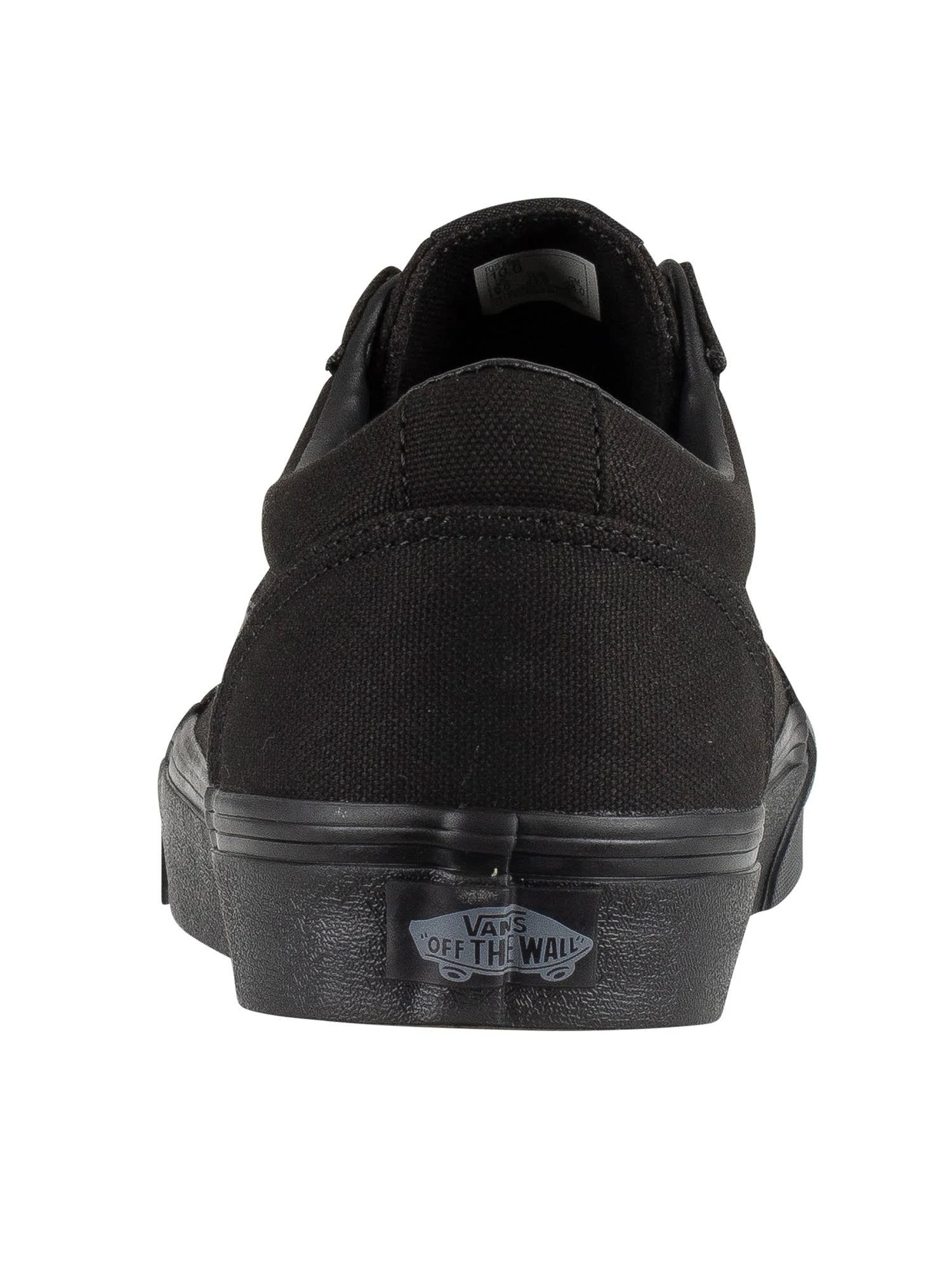 Vans Men&s Ward Canvas Trainers, Black