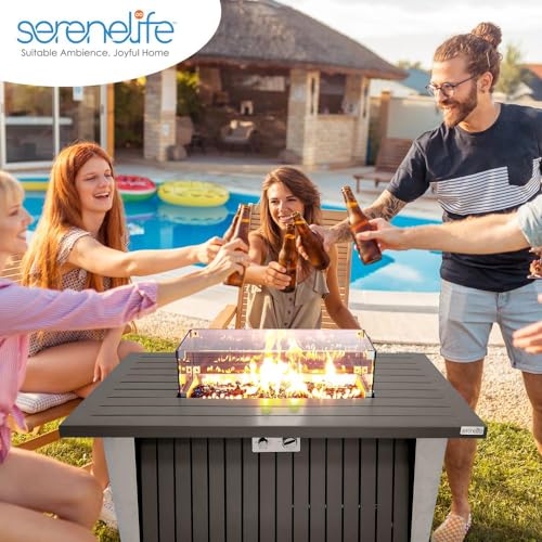Outdoor Propane Fire Pit Table - CSA/ETL Certified Safe 50