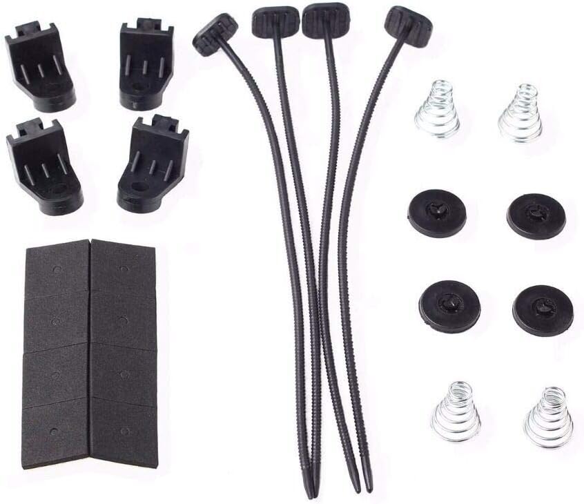 16" inch Universal Slim Fan Push Pull Electric Radiator Cooling 12V Mount Kit Pack of 2