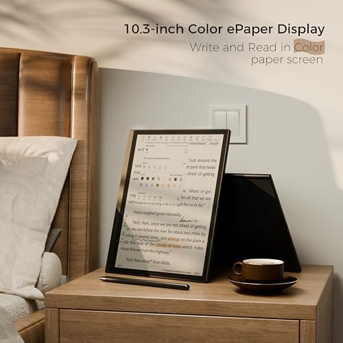 Aura C 10.3" E Ink Color Display Paper Tablet Supports 3rd-Party apps,8GB+128GB ePaper Notebook with Stylus Pen