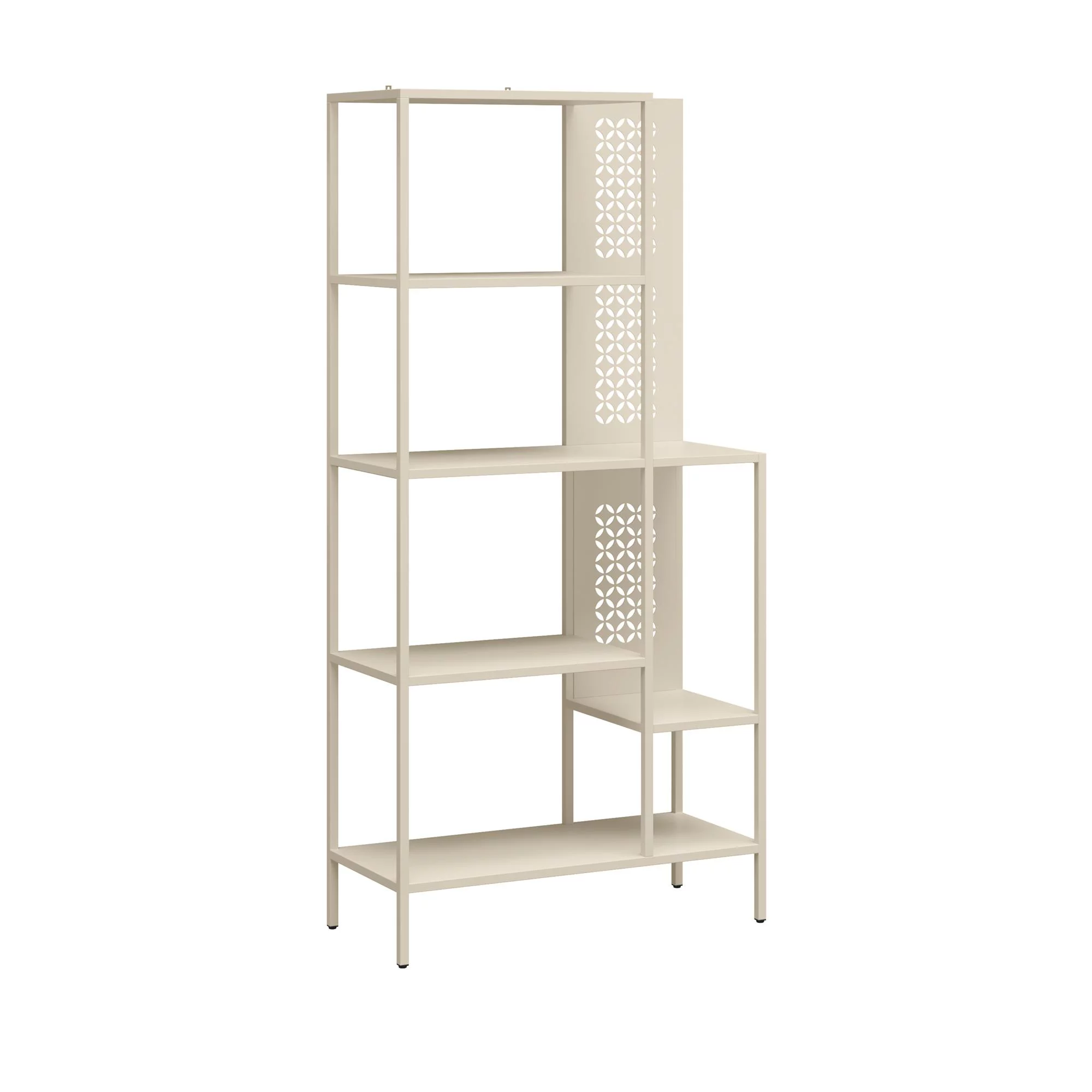 Mr. Kate Annie Metal Bookcase, Parchment