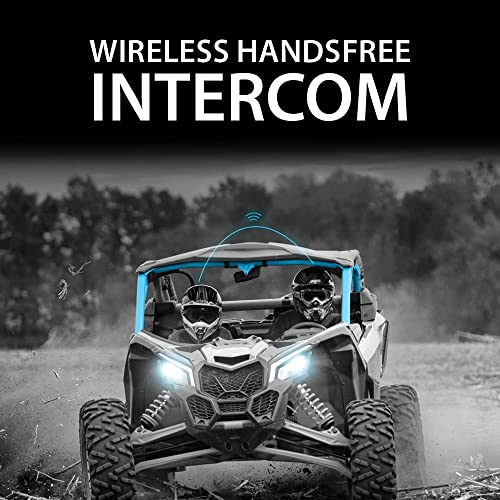 Cardo PACKTALK Edge Motorcycle Bluetooth Communication System Headset Intercom - Single Pack, Black - Radiant Selections