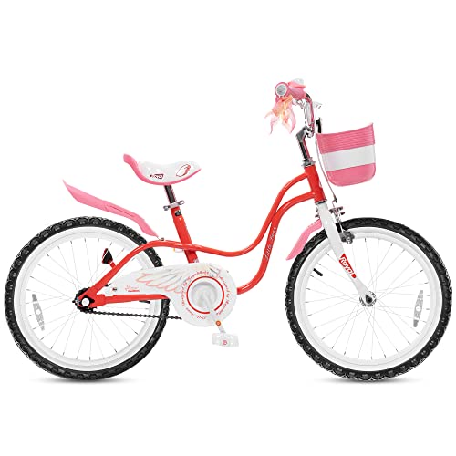 Royalbaby Princess Girls Kids Bike 12 14 16 18 20 Inch Children Bicycle with Basket for Age 3-12 Years