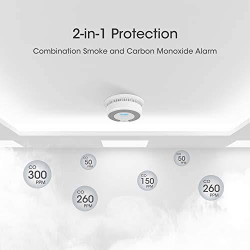 X-Sense 10-Year Battery (Not Hardwired) Combination Smoke u0026 Carbon Monoxide Ala