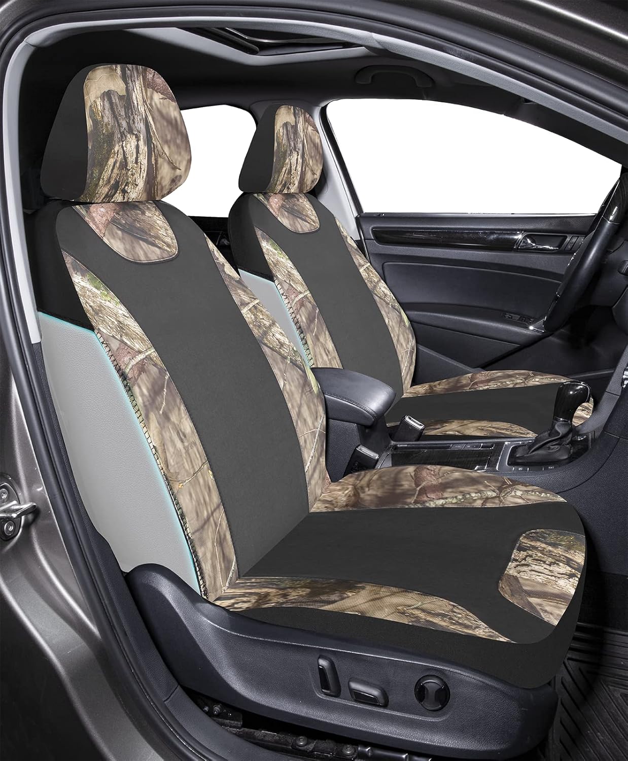 Mossy Oak Low Back Camo Seat Covers, Airbag Compatible, Universial Fit, Fit Most Bucket Seats