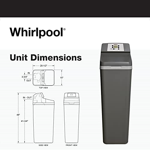 Whirlpool WHESFC Pro Series &ndash; Softener/Whole Home Filter Hybrid, Gray