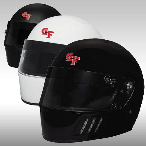 G-Force 3123MEDWH GF3 Full Face Helmet White - Medium