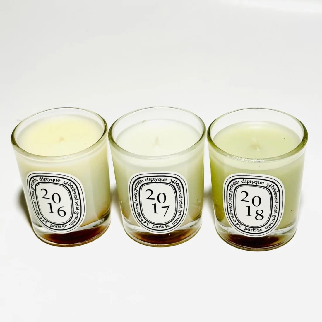 Diptyque Candles Set of 12 Pine Scent LTD EDT Years 2007-18 *See Description*