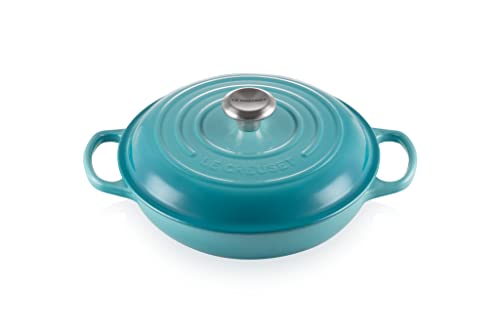 Le Creuset Enameled Cast Iron Signature Braiser, 3.5 qt., Marseille