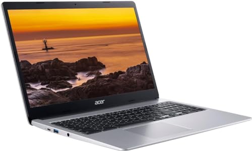acer Chromebook 315 Laptop, 15.6" HD Display, Intel Celeron N4020(Up to 2.8GHz), 4GB RAM, 64GB eMMC, Intel UHD Graphics, 12.5H Long Battery, WiFi