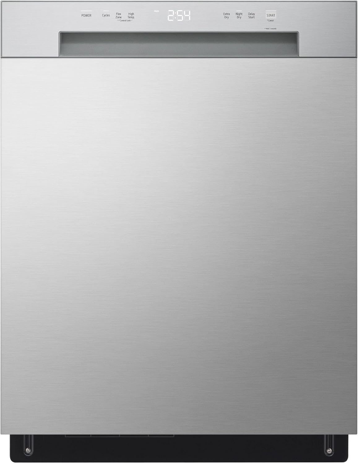 LG 24-Inch Front Control Dishwasher with SenseClean in Stainless Steel - LDFC2423V