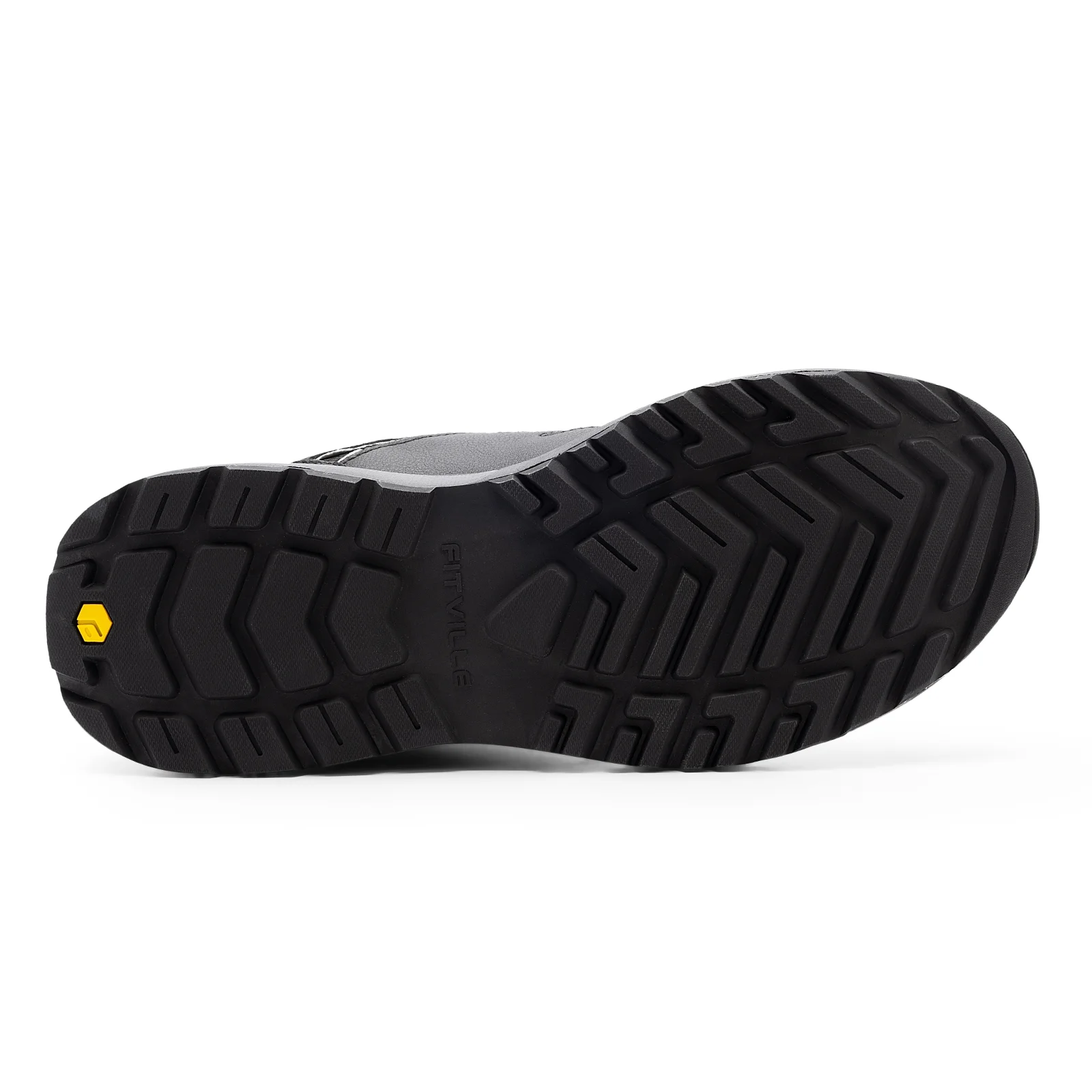 FitVille Mens Wide Hiking Shoes Outdoor Work Shoes Trails Sneakers with Arch Support - Sturdy Core - Curated Treasures Market