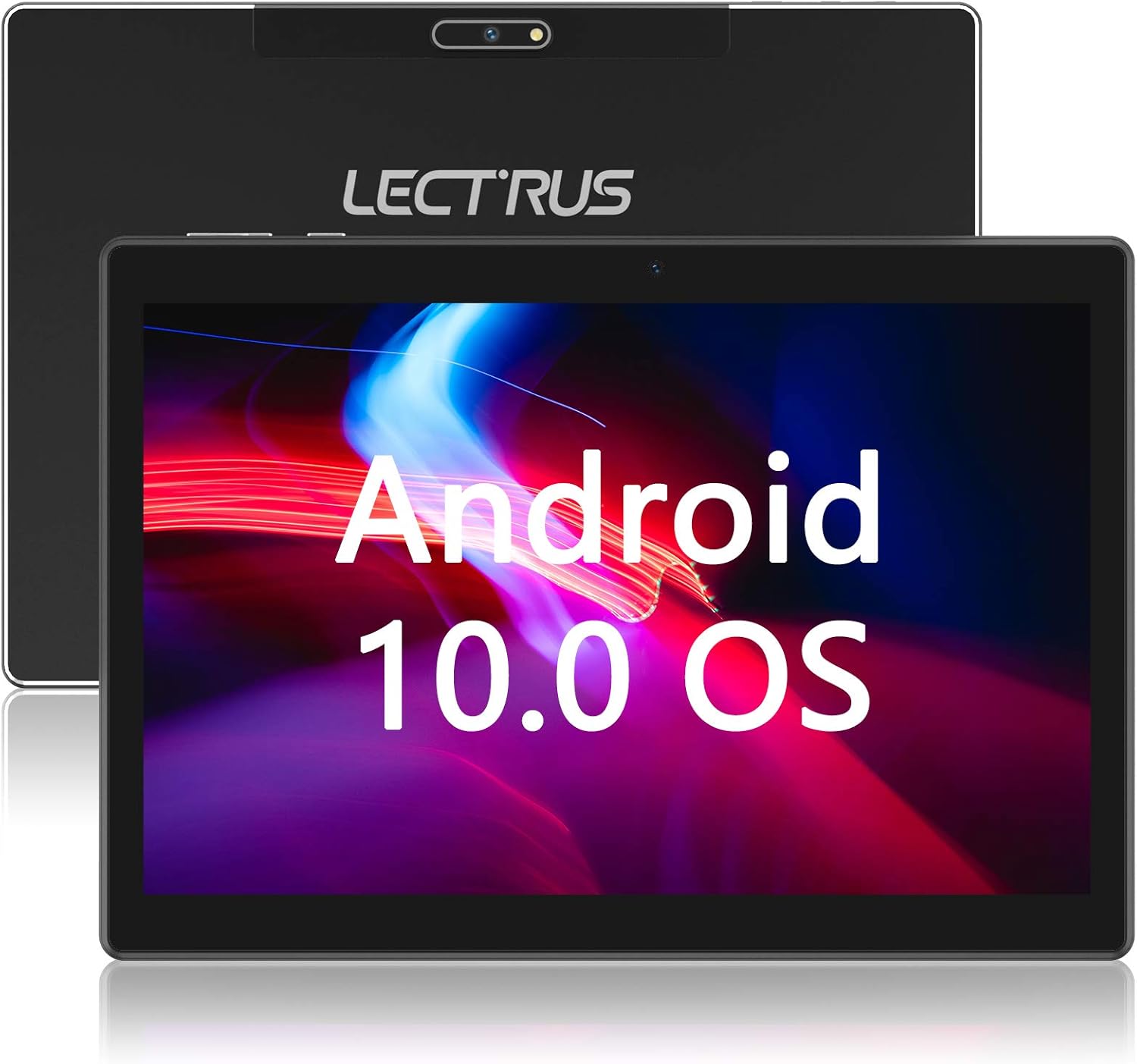 Lectrus Android Tablet 10 inch, Android 10.0, 2GB+32GB, Quad-Core Tablets 10.1", Google GMS Certified, IPS HD Display, Dual Camera & Speaker, WiFi