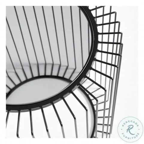 Cyan canasta Side Table - Graphite - 10927