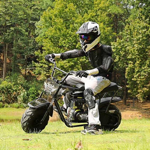 Oryxearth Mini Dirt Bike for Kids, 105CC 4-Stroke Kid Gas Powered Off-Road Pocket Pit Trail Motorcycle W/EPA Approved