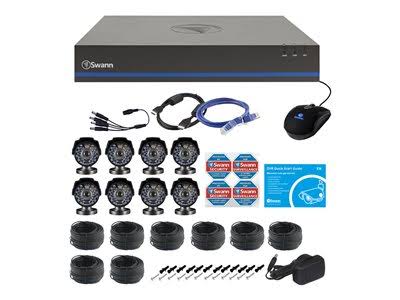Swann SWHDK-880508-US 8 Channel 720p DVR with 8x Bullet Cameras (Black)
