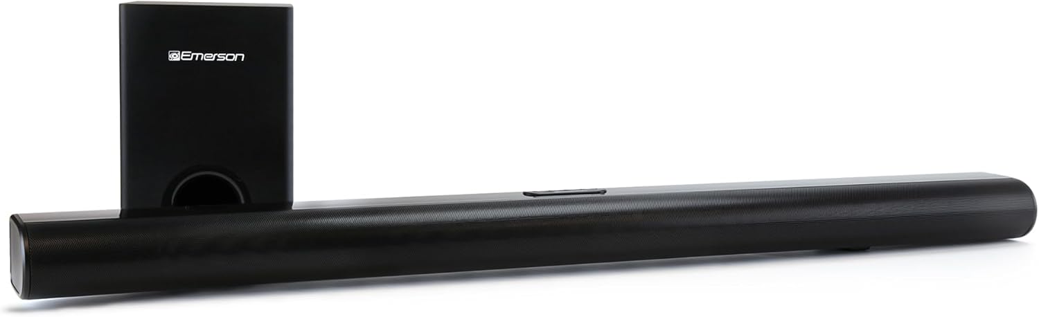 Emerson EHS-2050 37-inch Bluetooth Soundbar with Subwoofer and Remote Control