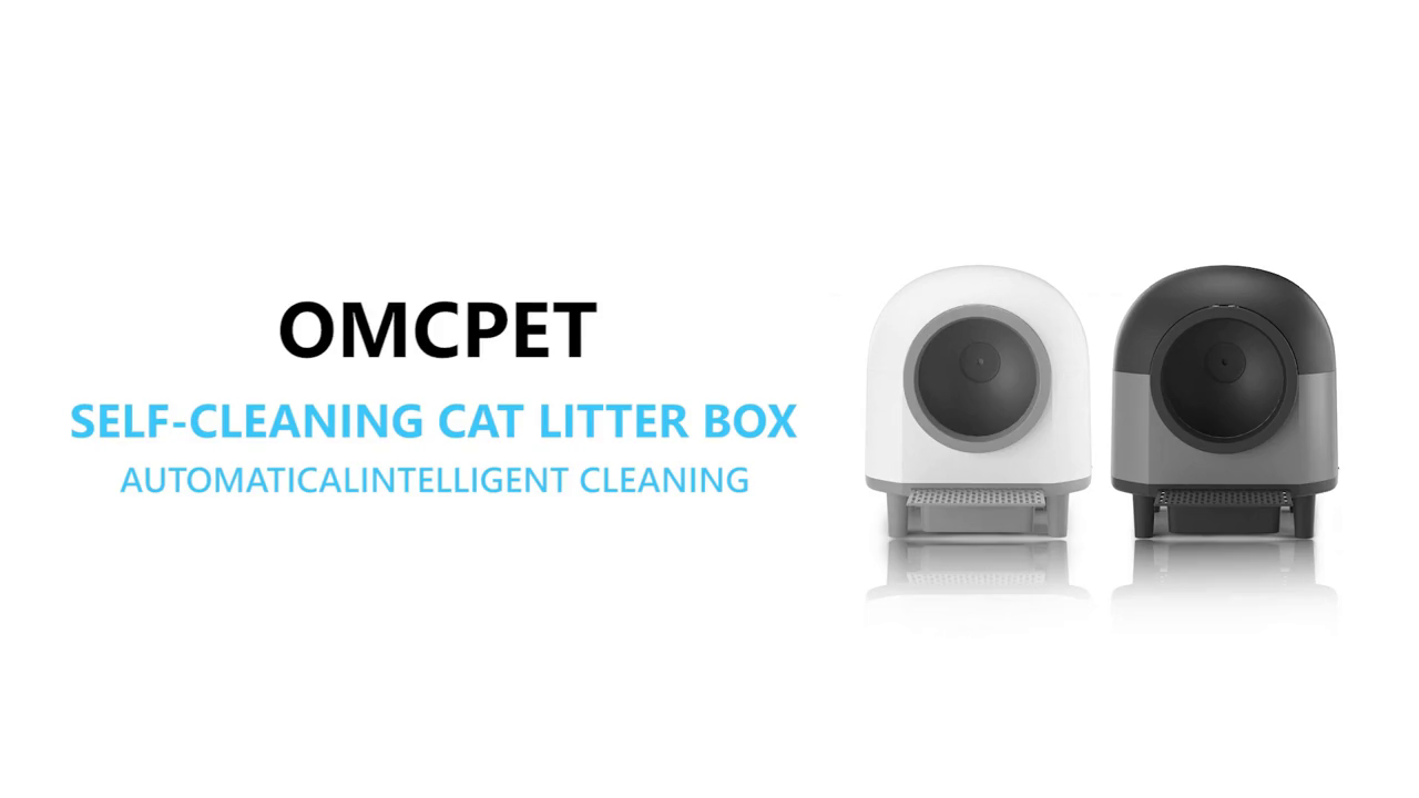 OUDOSPRS Automatic Cat Litter Box Self Cleaning, Smart Litter Box for Multiple Cats with 10 Safety Sensor Radars