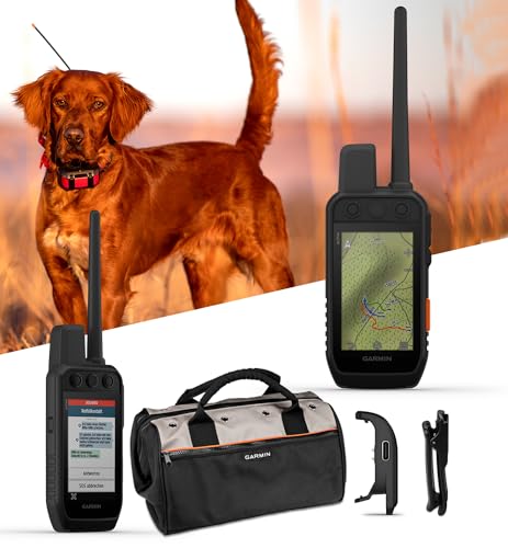 Garmin Alpha 300i (GPS Only) GPS Dog Tracking System Bundle - Multidog Tracking GPS & Remote Training Device - Includes Garmin Field Bag