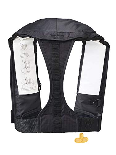 BLUESTORM Stratus 35 Inflatable Life Jacket PFD for Adults | US Coast Guard (USCG) Approved Automatic Self Inflating Life Vest Preserver with Manual