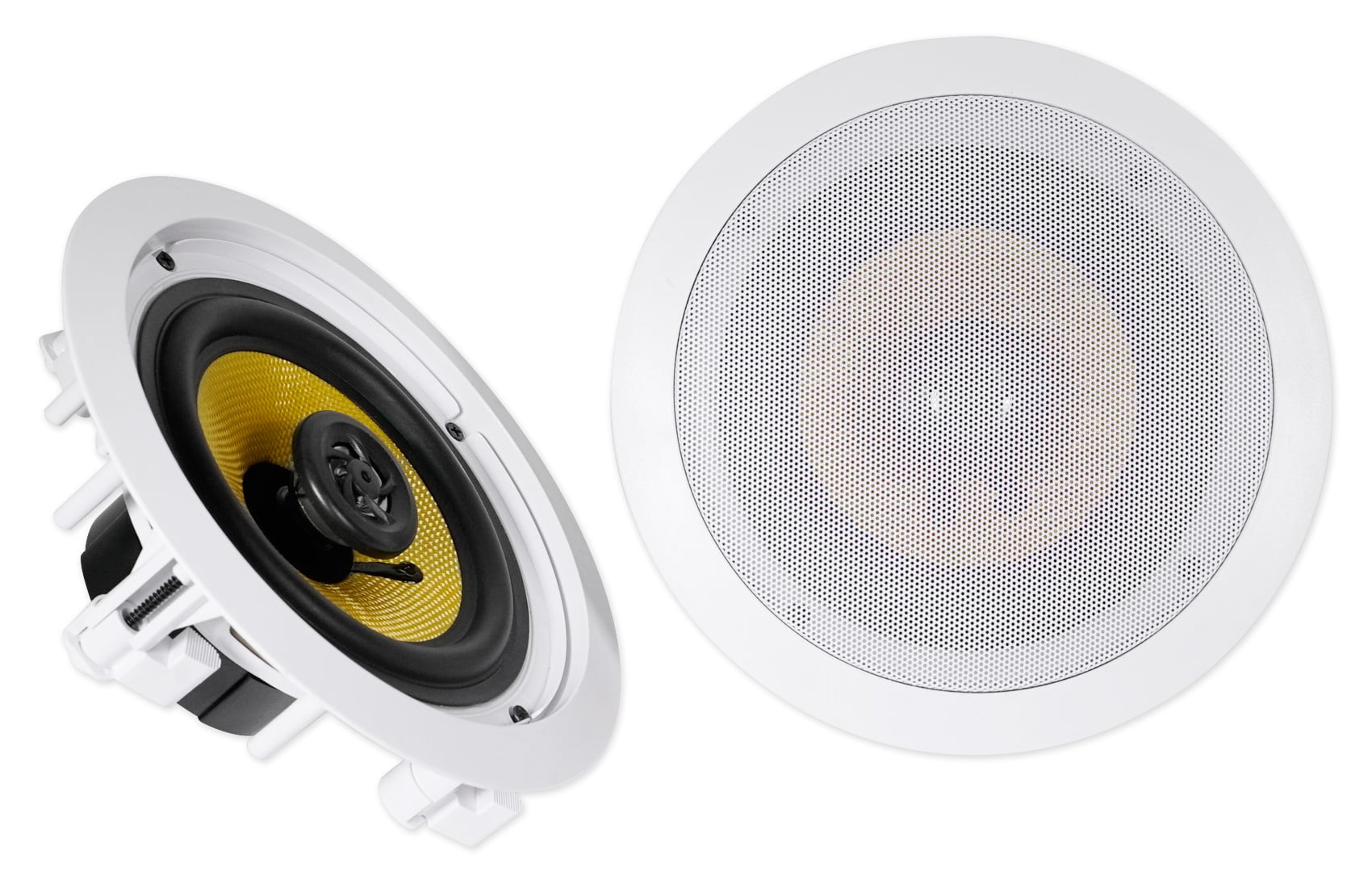 Rockville 1000w Home Theater Bluetooth Receiver+(4) In-Ceiling 6.5" LED Speakers