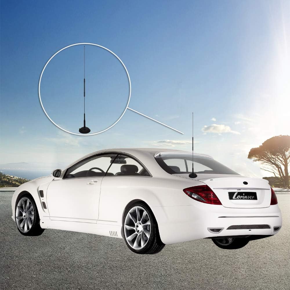 Dual Band 2meter 70cm Mobile Radio Antenna AZ507RB 29.5inch 144/430MHz PL259 Connector for Car Vehicel Truck Mobile Transceiver