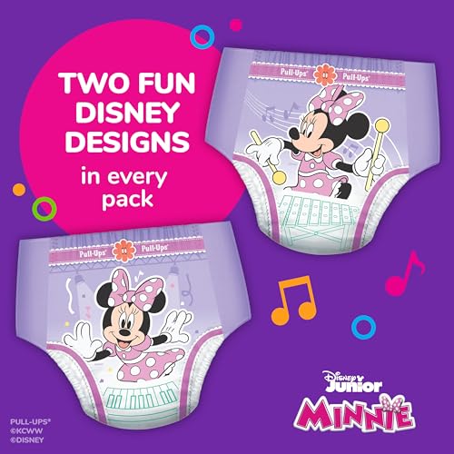 Pull-Ups Girls' Potty Training Pants, Size 3T-4T Training Underwear (32-40 lbs), 112 Count (4 Packs of 28)