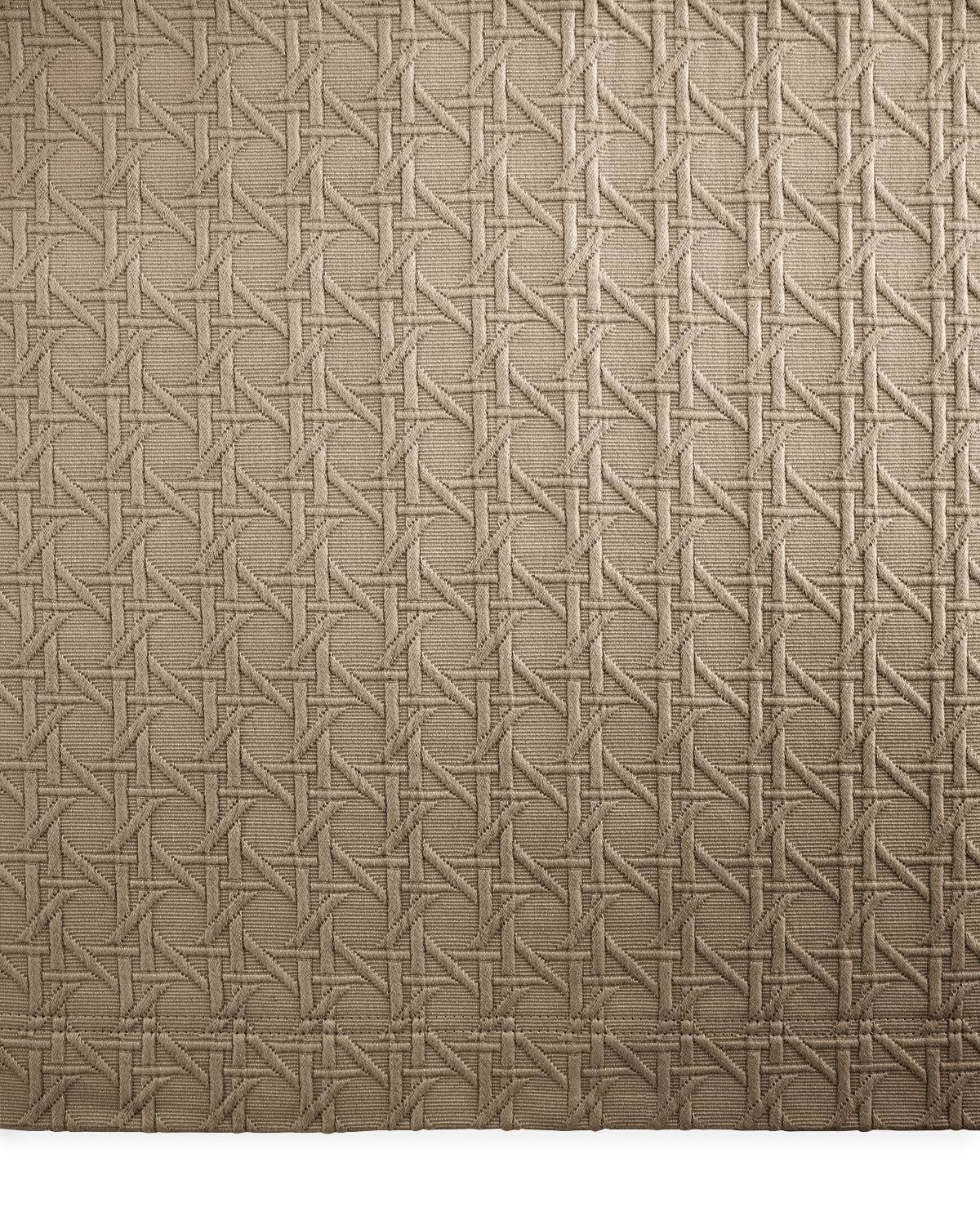 Sferra King Marcus Collection Cane Matelasse Coverlet, Taupe, King